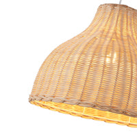Φωτιστικό Κρεμαστό Bamboo Μονόφωτο 1x1XE27 Max 15W Φ330x1440mm Μπεζ ARTE ILLUMINA Coastal - εικόνα 4