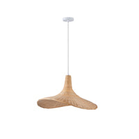 Φωτιστικό Κρεμαστό Bamboo Μονόφωτο 1xE27 Max 15W Φ520x1500mm Μπεζ ARTE ILLUMINA Visor - εικόνα 2