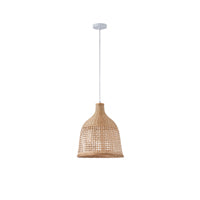 Φωτιστικό Κρεμαστό Bamboo Μονόφωτο 1xE27 Max 15W Φ310x1580mm Μπεζ ARTE ILLUMINA Earthy - εικόνα 2