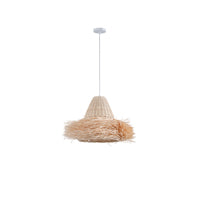 Φωτιστικό Κρεμαστό Bamboo Μονόφωτο 1xE27 Max 15W Φ560x1560mm Μπεζ ARTE ILLUMINA Sisal - εικόνα 2