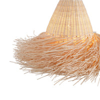 Φωτιστικό Κρεμαστό Bamboo Μονόφωτο 1xE27 Max 15W Φ560x1560mm Μπεζ ARTE ILLUMINA Sisal - εικόνα 4