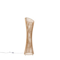 Φωτιστικό Επιδαπέδιο Bamboo 1xE27 Max 15W Φ295x1180mm Μπεζ ARTE ILLUMINA Calypso - εικόνα 2