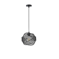 Φωτιστικό Κρεμαστό Μέταλλο Μονόφωτο 1xE27 Max 15W Φ450x1340mm Μαύρο ARTE ILLUMINA Oggi - εικόνα 2