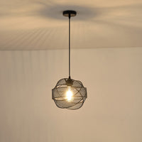 Φωτιστικό Κρεμαστό Μέταλλο Μονόφωτο 1xE27 Max 15W Φ450x1340mm Μαύρο ARTE ILLUMINA Oggi - εικόνα 3