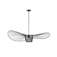 Φωτιστικό Κρεμαστό Μέταλλο Μονόφωτο 1xE27 Max 15W Φ1000x1270mm Μαύρο ARTE ILLUMINA Cap - εικόνα 2