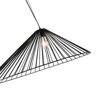 Φωτιστικό Κρεμαστό Μέταλλο Μονόφωτο 1xE27 Max 15W Φ800x1360mm Μαύρο ARTE ILLUMINA Ray - εικόνα 4