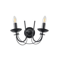Απλίκα Toixoy Μέταλλο 2φωτη 2xE14 Max 8W 320x245x190mm Μαύρο ARTE ILLUMINA Vault - εικόνα 2