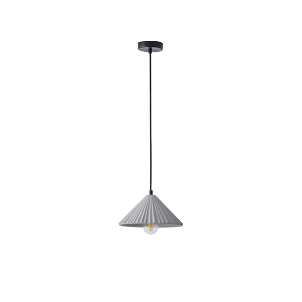 Φωτιστικό Κρεμαστό Τσιμέντο Μονόφωτο 1xE27 Max 15W Φ250x1640mm Γκρι ARTE ILLUMINA Platre - εικόνα 2