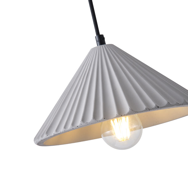 Φωτιστικό Κρεμαστό Τσιμέντο Μονόφωτο 1xE27 Max 15W Φ250x1640mm Γκρι ARTE ILLUMINA Platre - εικόνα 4