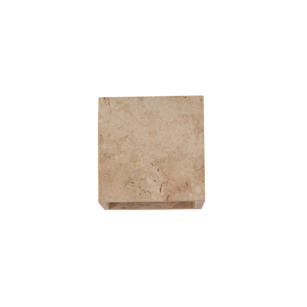 Απλίκα Τοίχου Τραβερτίνα - Γυαλί 1xG9 Max 7W 120x120mm ARTE ILLUMINA Lito - εικόνα 2