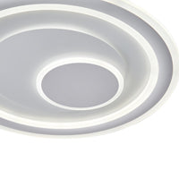 Πλαφονιέρα Μέταλλο - Πλαστικό LED 60W 3300Lm 3CCT (3000-4000-6500K) Φ510x60mm Λευκό ARTE ILLUMINA Motivo - εικόνα 4