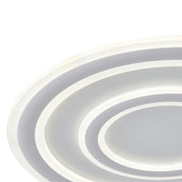 Πλαφονιέρα Μέταλλο - Πλαστικό LED 60W 3840Lm 3CCT(3000-4000-6500K) Φ510x60mm Λευκό ARTE ILLUMINA Motivo - εικόνα 4