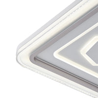 Πλαφονιέρα Μέταλλο - Πλαστικό LED 60W 4680Lm 3CCT(3000-4000-6000K) Φ490x50mm Λευκό ARTE ILLUMINA Motivo - εικόνα 4