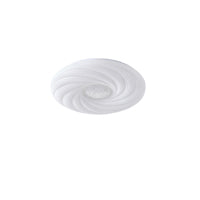 Πλαφονιέρα Μέταλλο - Πλαστικό LED 60W 5580Lm 3CCT(3000-4000-6500K) Φ480x75mm Λευκό ARTE ILLUMINA Triano - εικόνα 2