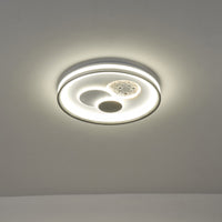 Πλαφονιέρα Μέταλλο - Πλαστικό LED 60W 4020Lm (3000&4000K) Φ510x75mm Λευκό ARTE ILLUMINA Alegre - εικόνα 3