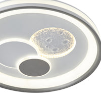 Πλαφονιέρα Μέταλλο - Πλαστικό LED 60W 4020Lm (3000&4000K) Φ510x75mm Λευκό ARTE ILLUMINA Alegre - εικόνα 4