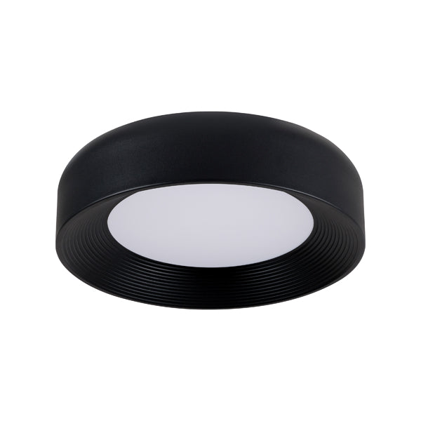 Πλαφονιέρα Μέταλλο - Ακρυλικό LED 30W 2262Lm 3000K Φ400x100mm Μαύρο ARTE ILLUMINA Upon - εικόνα 2