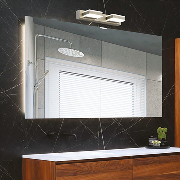 Απλίκα Τοίχου LED 8W 4000κ Τετράγωνη 2φ 320x50x100 Νίκελ ARTE ILLUMINA - εικόνα 2