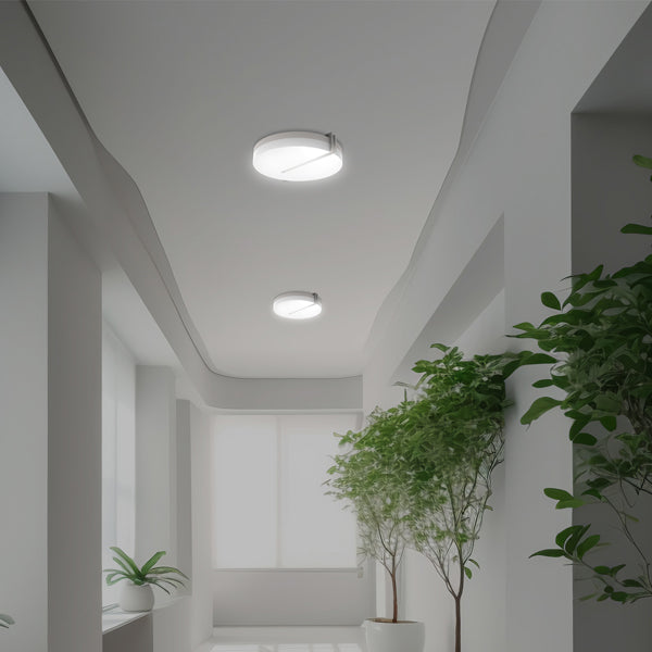 Πλαφονιέρα Στρογγυλή LED 26W 4000K Φ30 IP54 Λευκή ARTE ILLUMINA - εικόνα 3