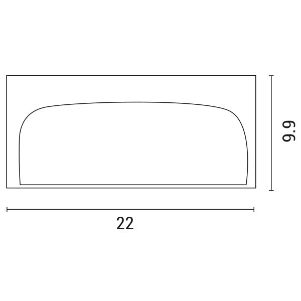 Απλίκα Τοίχου LM03 Οβάλ E27 Max 15W LED 220x99x100 IP54 Λευκή Pro ARTE ILLUMINA - εικόνα 2