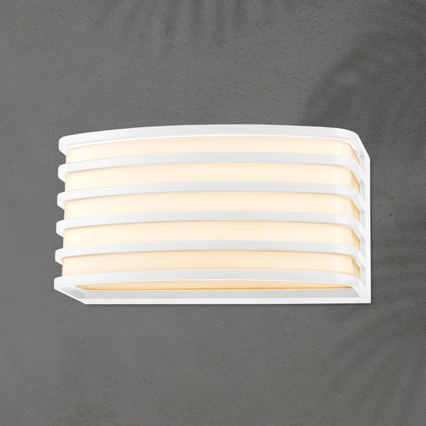 Απλίκα Τοίχου Οβάλ E27 Max 20W 200x100x90mm Λευκή ARTE ILLUMINA - εικόνα 2