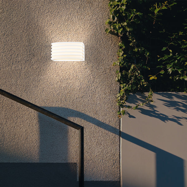 Απλίκα Τοίχου Οβάλ E27 Max 20W 200x100x90mm Λευκή ARTE ILLUMINA - εικόνα 3