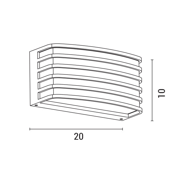 Απλίκα Τοίχου Γραφίτη Οβάλ E27 Max 20W 200x100x90mm ARTE ILLUMINA - εικόνα 4