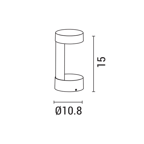 Απλίκα Τοίχου LED 9W 3000K IP54 108x150mm Μαύρο ARTE ILLUMINA - εικόνα 4