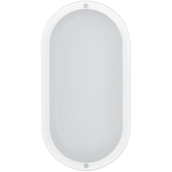Απλίκα Τοίχου LED Πλαστική Οβάλ 15W 1350Lm 3CCT (3000-4000-6500K) 200x96x46mm Λευκή ARTE ILLUMINA - εικόνα 2