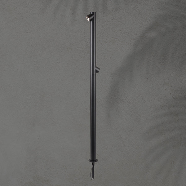 Κολωνάκι Αλουμινίου 2x5W Φ55XH:1200mm IP65 3000K Μαύρο ARTE ILLUMINA - εικόνα 2