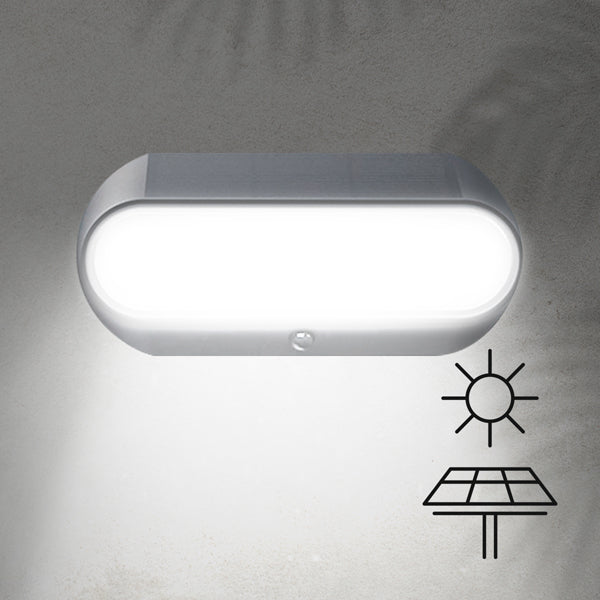 Απλίκα Οβάλ με Ηλιακό Panel 5W 500Lm 4000κ IP54 ARTE ILLUMINA - εικόνα 2