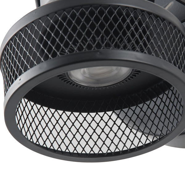 Σποτ Οροφής με Δίχτυ Μέταλλο 1xGU10 Max 5W 165x100x152mm Μαύρο ARTE ILLUMINA Solun - εικόνα 4