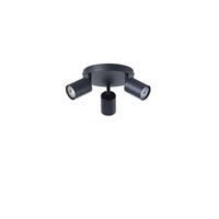 Σποτ Μέταλλο 3φωτο 3xGU10 Max 7W Φ180x135mm Μαύρο ARTE ILLUMINA Olymp - εικόνα 2