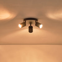 Σποτ Μέταλλο 3φωτο 3xGU10 Max 7W Φ180x135mm Μαύρο ARTE ILLUMINA Olymp - εικόνα 3