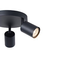Σποτ Μέταλλο 3φωτο 3xGU10 Max 7W Φ180x135mm Μαύρο ARTE ILLUMINA Olymp - εικόνα 4