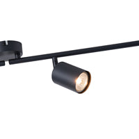 Σποτ Μέταλλο 4φωτο 4xGU10 Max 7W 790x165mm Μαύρο ARTE ILLUMINA Olymp - εικόνα 4