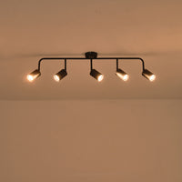 Σποτ Μέταλλο 5φωτο 5xGU10 Max 7W 800x230mm Μαύρο ARTE ILLUMINA Olymp - εικόνα 3