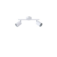 Σποτ Μέταλλο 2φωτο 2xGU10 Max 7W 300x155mm Λευκό ARTE ILLUMINA Olymp - εικόνα 2