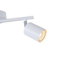 Σποτ Μέταλλο 2φωτο 2xGU10 Max 7W 300x155mm Λευκό ARTE ILLUMINA Olymp - εικόνα 4