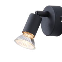 Σποτ Κινητό Μέταλλο 1xGU10 Max 7W 70x70x105mm Μαύρο ARTE ILLUMINA Vorras - εικόνα 4