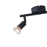 Σποτ Κινητό Μέταλλο 2φωτο 2xGU10 Max 7W 220x80x125mm Μαύρο ARTE ILLUMINA Vorras - εικόνα 4
