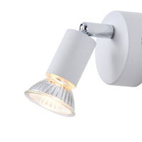 Σποτ Κινητό Μέταλλο 1xGU10 Max 7W 70x70x105mm Λευκό ARTE ILLUMINA Vorras - εικόνα 4
