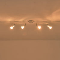 Σποτ Κινητό Μέταλλο 4φωτο 3xGU10 Max 7W 600x80x125mm Λευκό ARTE ILLUMINA Vorras - εικόνα 3
