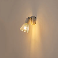Σποτ με Δίχτυ Μέταλλο 1xE14 Max 8W 80x80x125mm Λευκό ARTE ILLUMINA MESHY - εικόνα 3