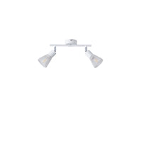 Σποτ με Δίχτυ Μέταλλο 2φωτο 2xE14 Max 8W 255x80x145mm Λευκό ARTE ILLUMINA MESHY - εικόνα 2