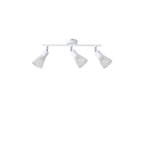 Σποτ με Δίχτυ Μέταλλο 3φωτο 3xE14 Max 8W 390x80x145mm Λευκό ARTE ILLUMINA MESHY - εικόνα 2