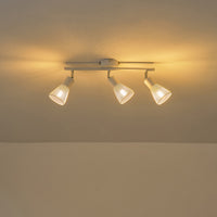 Σποτ με Δίχτυ Μέταλλο 3φωτο 3xE14 Max 8W 390x80x145mm Λευκό ARTE ILLUMINA MESHY - εικόνα 3