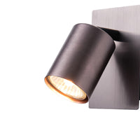 Σποτ Αλουμίνιο 1xGU10 Max 7W 120x120mm Γκρι ARTE ILLUMINA LUXY - εικόνα 4