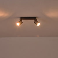 Σποτ Αλουμίνιο 2φωτο 2xGU10 Max 7W 250x120mm Γκρι ARTE ILLUMINA LUXY - εικόνα 3