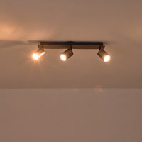 Σποτ Αλουμίνιο 3φωτο 3xGU10 Max 7W 450x120mm Γκρι ARTE ILLUMINA LUXY - εικόνα 3